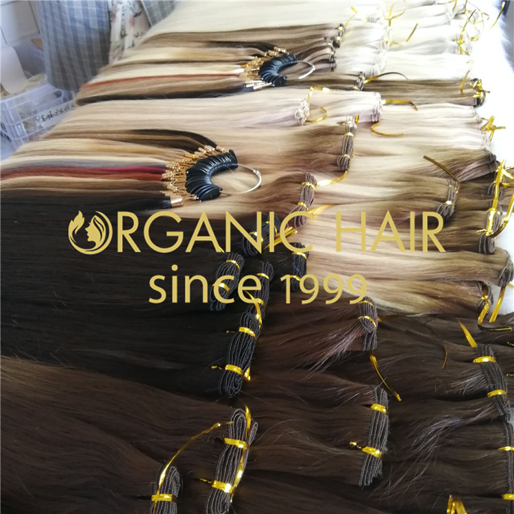 Hand tied hair extension wholesale H192